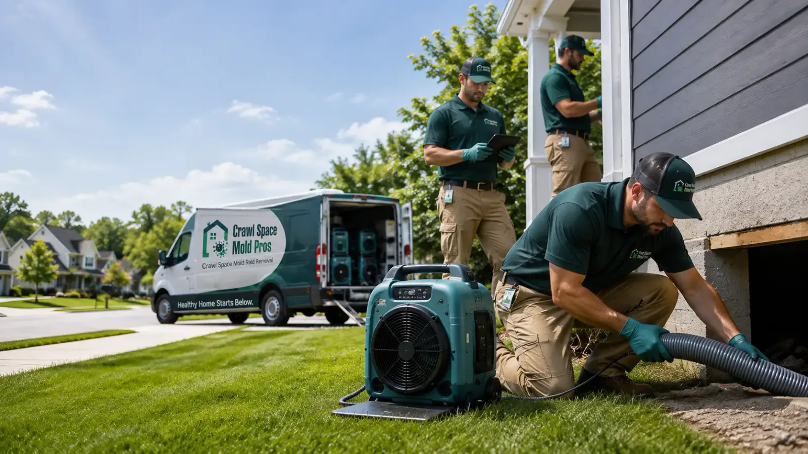 Crawl Space Mold Removal in Gering, NE
